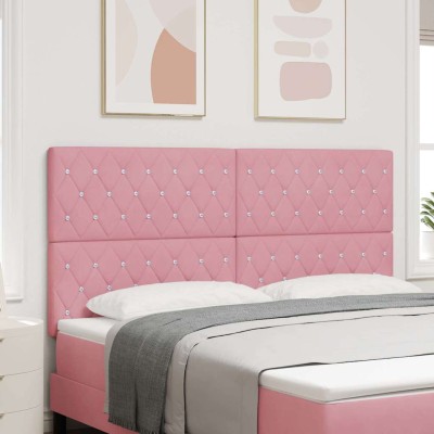 Headboard Pink 180 cm Velvet