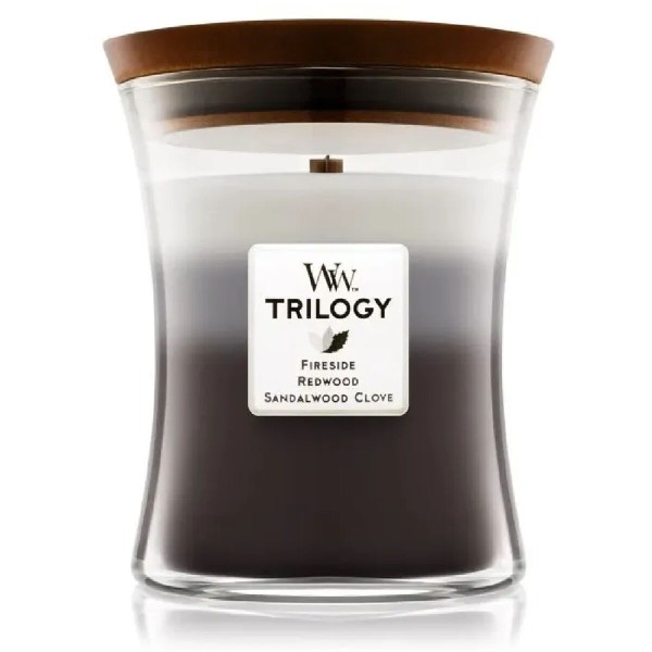 Ароматизированная свеча Woodwick Trilogy Medium Hourglass Candles 275 g