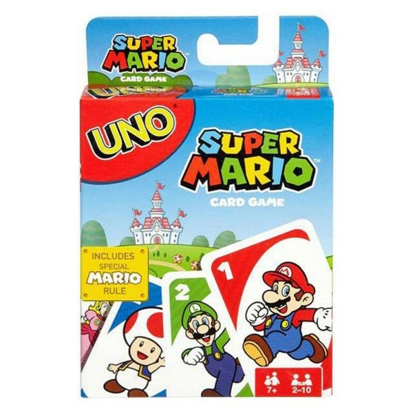 Kāršu Spēles UNO Super Mario Mattel DRD00