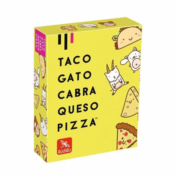 Hariv mäng kolm ühes Lúdilo Taco, Gato, Cabra, Queso, Pizza