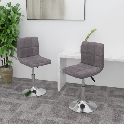 Swivel dining chairs, 2...
