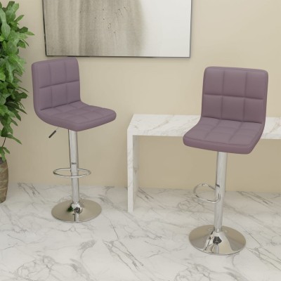 Bar stools, 2 pcs., taupe...