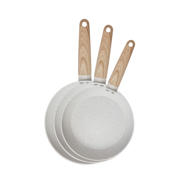 Set of pans San Ignacio Cream Ø 18 x 4 cm Ø 22 x 5 cm Ø 26 x 5 cm 3 Pieces