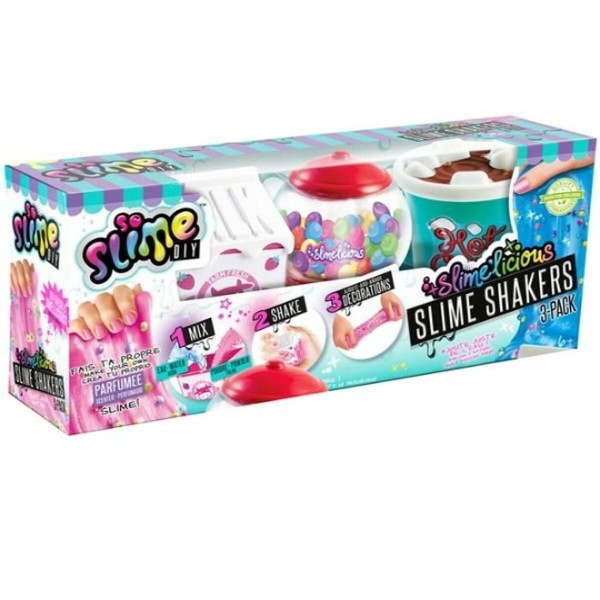 Modelling Clay Game Canal Toys SLIMELICIOUS Violet (3 Pieces)