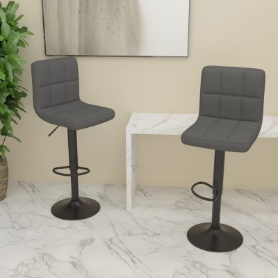 Bar stools, 2 pcs., dark...