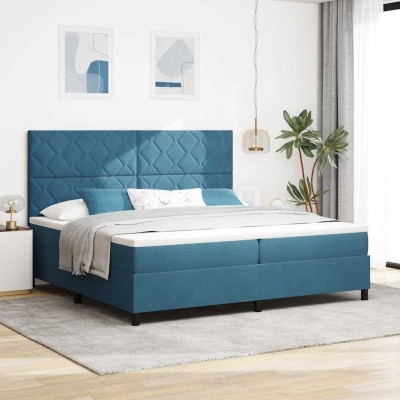 LED Mattress Bed Dark blue...