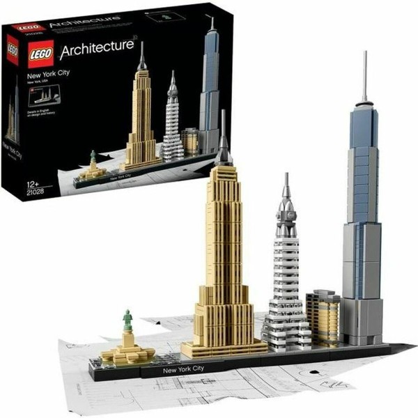 Строительный набор Lego Architecture 21028 New York Разноцветный 600 Предметы