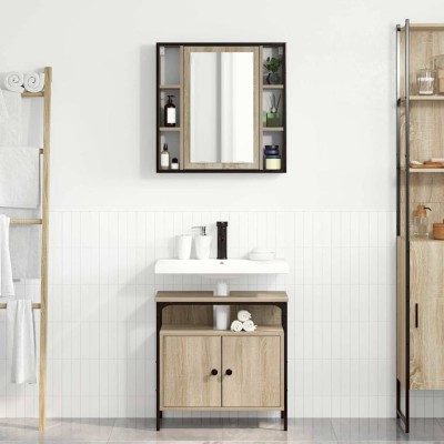 Bathroom furniture set with...
