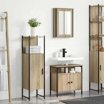 Bathroom furniture set with...