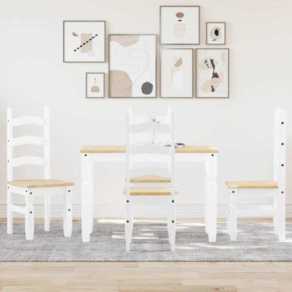 Dining set PANAMA, 5 pieces, solid white pine
