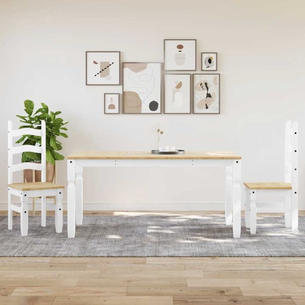 Dining set PANAMA, 3 parts, solid white pine