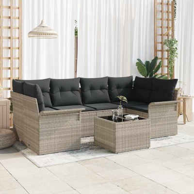 Garden sofa set with pillow...