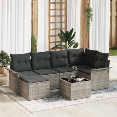 Garden sofa set with pillow...