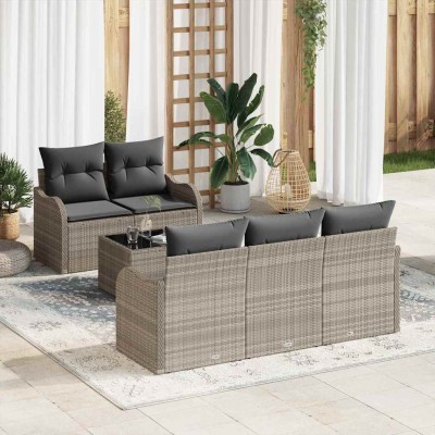 Garden Sofa Set Light gray...