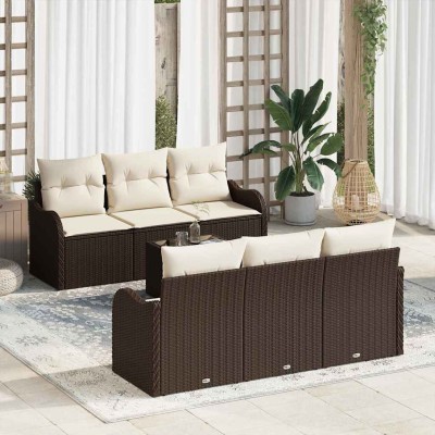 Garden Sofa Set Brown 55 x...