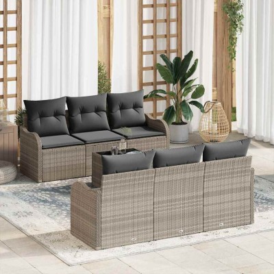 Garden Sofa Set Light gray...