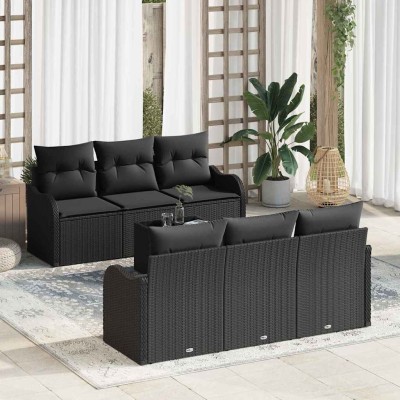 Garden Sofa Set Black 55 x...