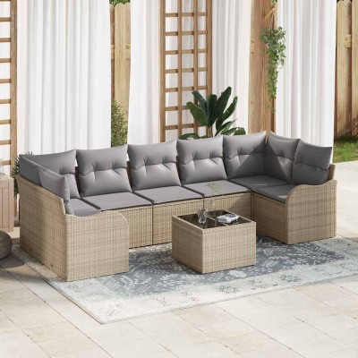 Garden Sofa Set Sand 55 x...