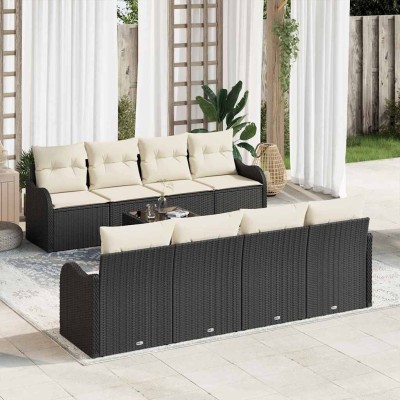 Garden Sofa Set Black 55 x...