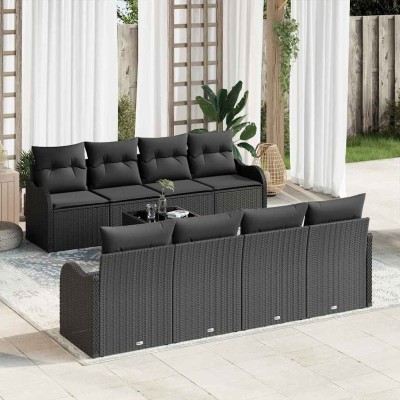 Garden Sofa Set Black 55 x...