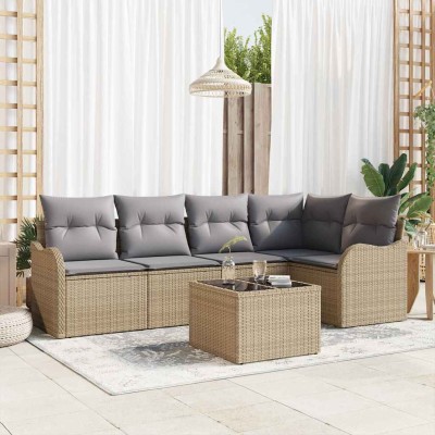 Garden sofa set with pillow...