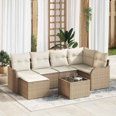 Garden Sofa Set Sand...