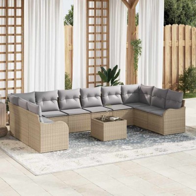 Garden Sofa Set Sand 55 x...