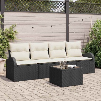 Garden Sofa Set Black 55 x...