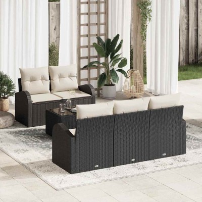 Garden Sofa Set Black 55 x...