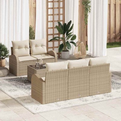 Garden Sofa Set Sand 55 x...