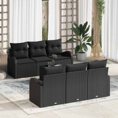 Garden Sofa Set Black 55 x...