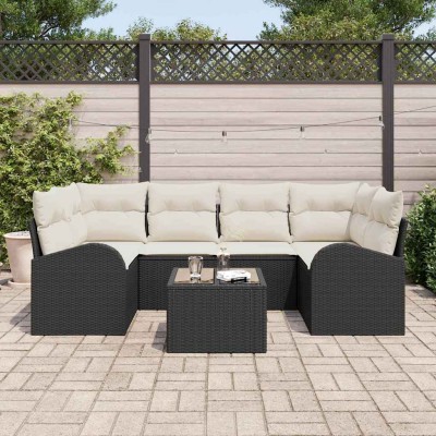 Garden Sofa Set Black 55 x...