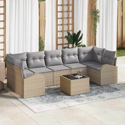 Garden Sofa Set Sand 55 x...