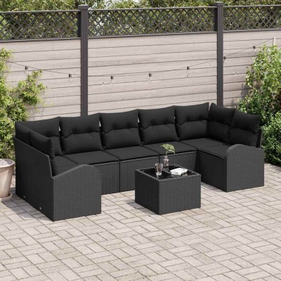 Garden Sofa Set Black 55 x...