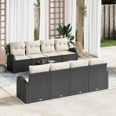 Garden Sofa Set Black 55 x...