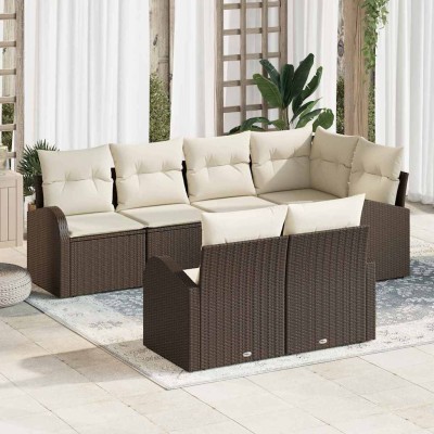 Garden Sofa Set Brown...