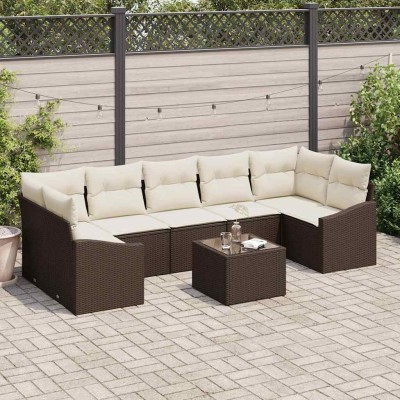 Sofa set Brown and cream 55...
