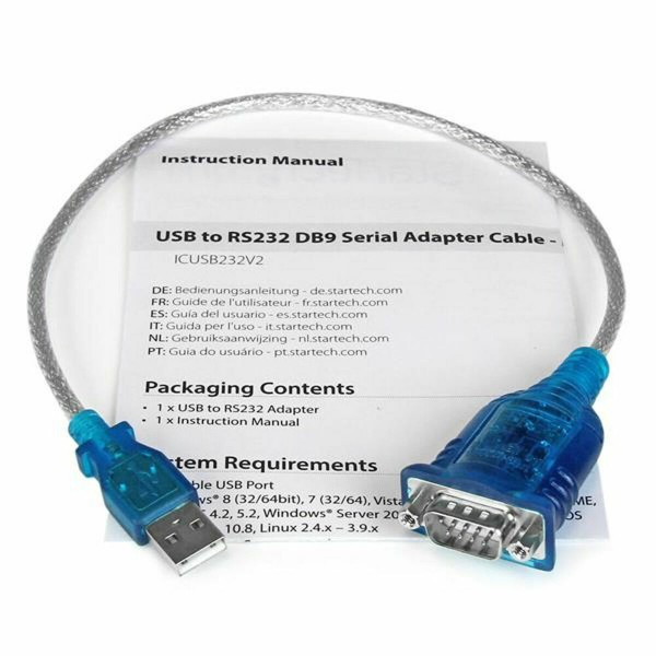 USB - RS232-adapteri Startech ICUSB232V2           Harmaa