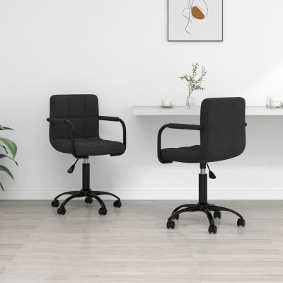 Swivel dining chairs, 2...