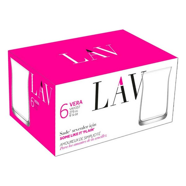 Lasisetti LAV Vera 275 ml 6 Kappaletta