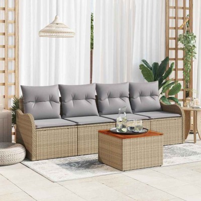 Garden sofa set with pillow...