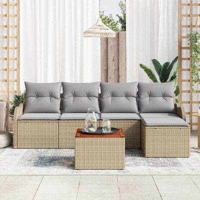 Garden sofa set with pillow...