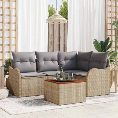 Garden sofa set with pillow...