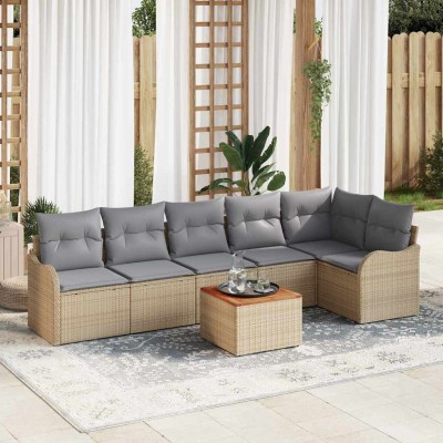 Garden sofa set with pillow...