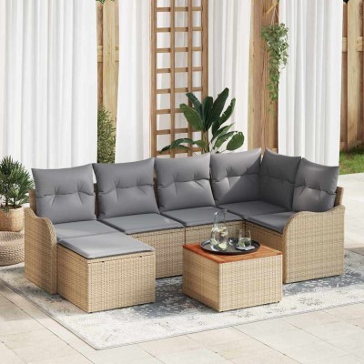 Garden sofa set with pillow...