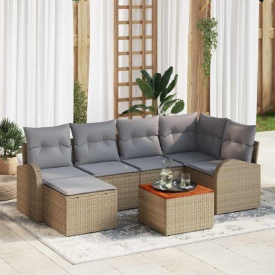 Garden sofa set with pillow...