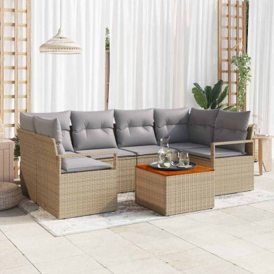 Garden sofa set with pillow...