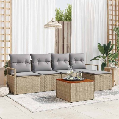 Garden sofa set with pillow...