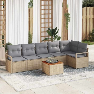Garden sofa set with pillow...