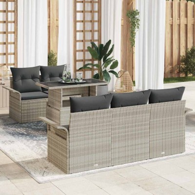 Garden sofa set with pillow...